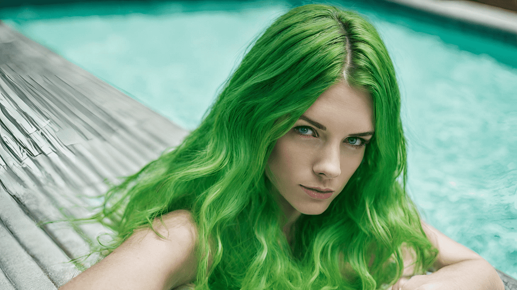 Why is your pool turning your hair green?